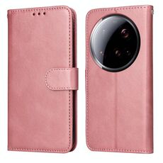 Per Xiaomi 15 Ultra Classic Calf Texture Custodia in pelle Flip per telefono (oro rosa)