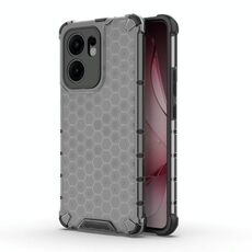 Per OPPO Reno13 F 5G Custodia antiurto a nido d'ape globale per telefono (nero)