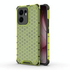 Per OPPO Reno13 F 5G Custodia antiurto a nido d'ape globale per telefono (verde)
