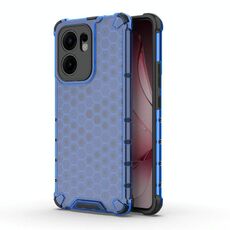 Per OPPO Reno13 F 5G Custodia antiurto a nido d'ape globale per telefono (blu)