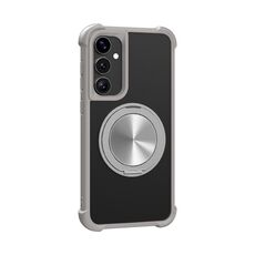 Per Samsung Galaxy S23 FE 5G CD Texture Supporto girevole a 360 gradi MagSafe Custodia per telefono (grigio)