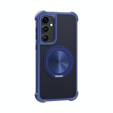 Per Samsung Galaxy S23 FE 5G CD Texture Supporto girevole a 360 gradi MagSafe Custodia per telefono (blu)