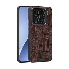 Per Xiaomi 15 Pro ABEEL Beast Pattern 6D Micro-Embossed MagSafe Custodia per telefono in vera pelle (marrone)