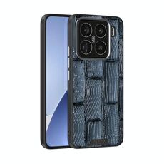 Per Xiaomi 15 Pro ABEEL Beast Pattern 6D Micro-Embossed MagSafe Custodia in vera pelle per telefono (blu)