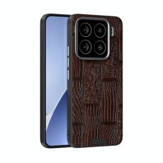 Per Xiaomi 15 ABEEL Beast Pattern 6D Micro-Embossed MagSafe Custodia per telefono in vera pelle (marrone)
