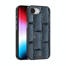 Per iPhone 16e ABEEL Beast Pattern 6D Micro-Embossed MagSafe Custodia per telefono in vera pelle (blu)