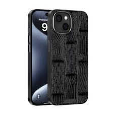 Per iPhone 14 ABEEL Beast Pattern 6D Micro-Embossed MagSafe Custodia per telefono in vera pelle (nero)