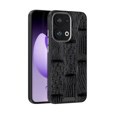 Per OPPO Reno13 Global ABEEL Beast Pattern 6D Micro-Embossed MagSafe Custodia per telefono in vera pelle (nero)
