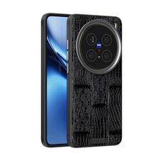 Per vivo X200 Pro mini ABEEL Beast Pattern 6D Micro-Embossed MagSafe Custodia per telefono in vera pelle (nero)