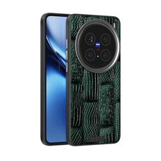 Per Vivo X200 Pro Mini ABEL Beast Pattern 6D Micro-Embossed MagSafe Custodia per telefono in vera pelle (verde)
