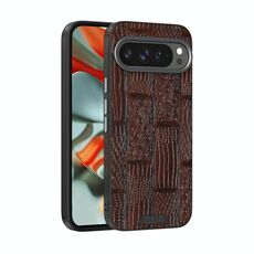 Per Google Pixel 9 / 9 Pro ABEEL Beast Pattern 6D Micro-Embossed MagSafe Custodia per telefono in vera pelle (marrone)