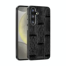 Per Samsung Galaxy S24+ 5G ABEEL Beast Pattern 6D Micro-Embossed MagSafe Custodia per telefono in vera pelle (nero)