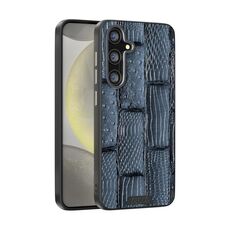 Per Samsung Galaxy S24+ 5G ABEEL Beast Pattern 6D Micro-Embossed MagSafe Custodia per telefono in vera pelle (blu)