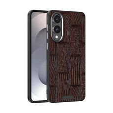 Per Samsung Galaxy S25 Edge 5G ABEEL Beast Pattern 6D Micro-Embossed MagSafe Custodia per telefono in vera pelle (marrone)