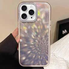Per iPhone 11 Pro Max Custodia per telefono in TPU ibrido PC con cornice a diamante e lenti antiriflesso (oro)