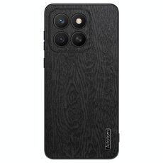 Custodia antiurto in pelle per telefono Honor X8c Tree Bark (nero)