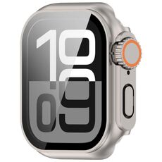 Per Apple Watch Series 6/5/4/SE/SE2 44mm Passa a Ultra 49mm Pellicola temperata Cassa per orologio con pulsante integrato in PC (Starlight)