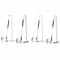 Cornice per foto in acrilico, supporto per libro, specifiche: 2 set