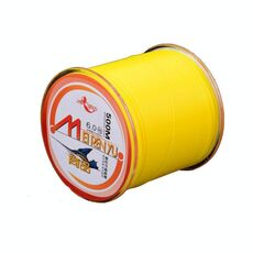 Meirenyu 500m Semi-galleggiante Rocky Fishing Line Linea di pesca in nylon resistente all'usura, Misura: 2.0 (giallo)