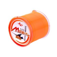 Meirenyu 500m Semi-galleggiante Rocky Fishing Line Linea di pesca in nylon resistente all'usura, Misura: 2.0 (arancione)