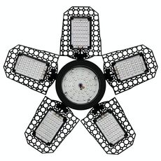 252 LED a cinque foglie pieghevoli trasformabili LED per piante luci per serra vivaio luci di riempimento per piante rosse e blu