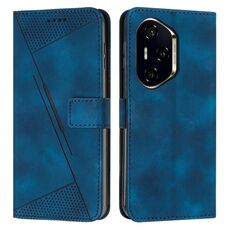 Per Honor 300 Pro / 300 Ultra Dream Triangle Custodia in pelle con cordino (blu)