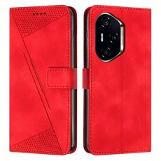 Per Honor 300 Pro / 300 Ultra Dream Triangle Custodia in pelle con cordino (rosso)