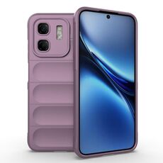 Per Infinix Hot 50i 4G Global Magic Shield TPU + Custodia in flanella per telefono (viola)