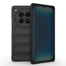 Per Infinix Zero 40 5G Global Magic Shield TPU + custodia in flanella per telefono (nero)