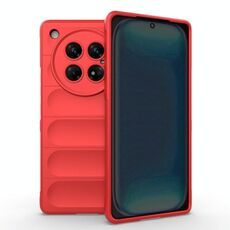 Per Infinix Zero 40 5G Global Magic Shield TPU + custodia in flanella per telefono (rosso)