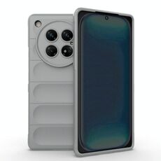 Per Infinix Zero 40 5G Global Magic Shield TPU + Custodia in flanella per telefono (grigio)
