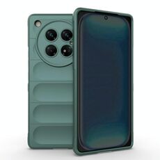 Per Infinix Zero 40 5G Global Magic Shield TPU + custodia in flanella per telefono (verde scuro)