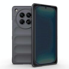 Per Infinix Zero 40 5G Global Magic Shield TPU + custodia in flanella per telefono (grigio scuro)