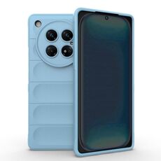 Per Infinix Zero 40 5G Global Magic Shield TPU + custodia in flanella per telefono (azzurro chiaro)