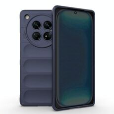 Per Infinix Zero 40 5G Global Magic Shield TPU + custodia in flanella per telefono (blu scuro)