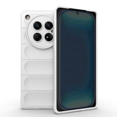 Per Infinix Zero 40 5G Global Magic Shield TPU + custodia in flanella per telefono (bianco)