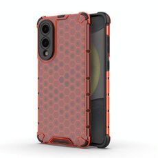 Per Samsung Galaxy S25 Edge 5G Custodia antiurto a nido d'ape per telefono (rosso)