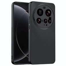Per Xiaomi 15 Ultra Custodia in pelle liscia ultra sottile (nero)