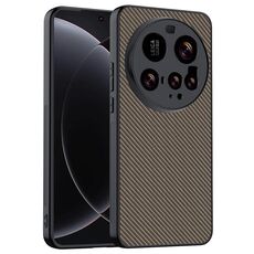 Per Xiaomi 15 Ultra Custodia per telefono con stampa in fibra di carbonio ultra sottile (oro)