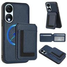 Per Honor X7b / Play 8T CX01 Custodia per telefono con tasca magnetica Magsafe staccabile (blu scuro)