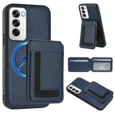 Per OPPO Reno12 Pro Global CX01 Custodia per telefono con custodia magnetica Magsafe staccabile (blu scuro)
