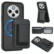 Per Redmi 14C 4G / 14R / A4 5G CX01 Custodia per telefono con custodia magnetica Magsafe staccabile (nero)