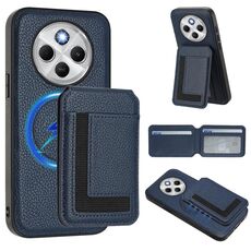 Per Redmi 14C 4G / 14R / A4 5G CX01 Custodia per telefono con custodia magnetica Magsafe staccabile (blu scuro)