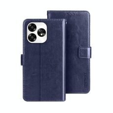 Per Umidigi A15 idewei Crazy Horse Texture Custodia in pelle per telefono (blu)