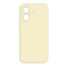 Per iPhone 16 Custodia per telefono in silicone liquido imitazione (bianco)