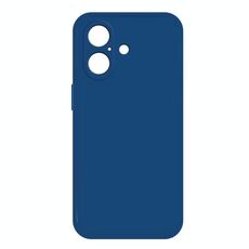 Per iPhone 16 Custodia per telefono in silicone liquido imitazione (blu)