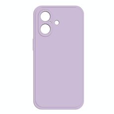 Per iPhone 16 Custodia per telefono in silicone liquido imitazione (viola)