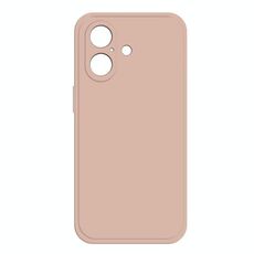 Per iPhone 16 Custodia per telefono in silicone liquido imitazione (rosa)