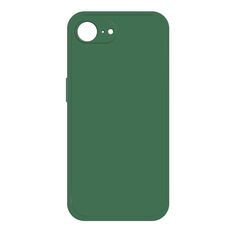 Per iPhone 16e Custodia per telefono in silicone liquido imitazione (verde scuro)