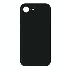 Per iPhone 16e Custodia per telefono in silicone liquido imitazione (nero)